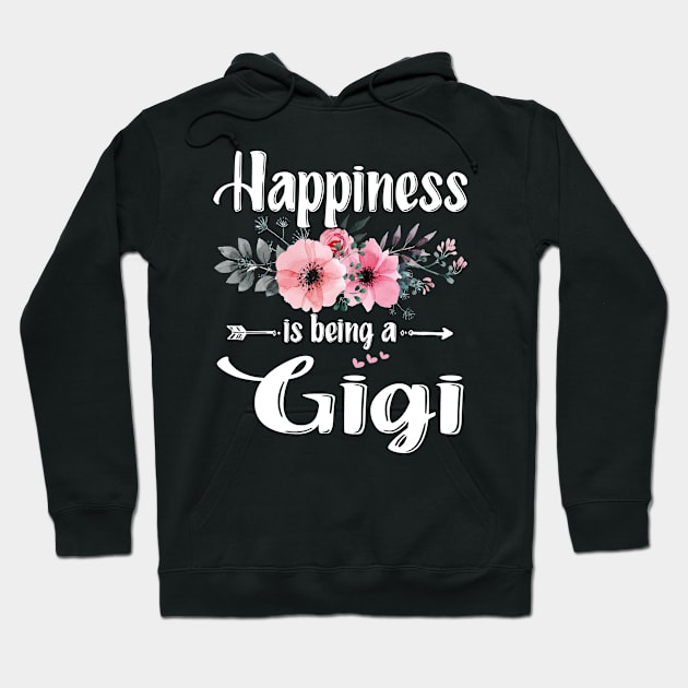 Happiness Is Being A Gigi Mother's Day Gift Hoodie by flandyglot